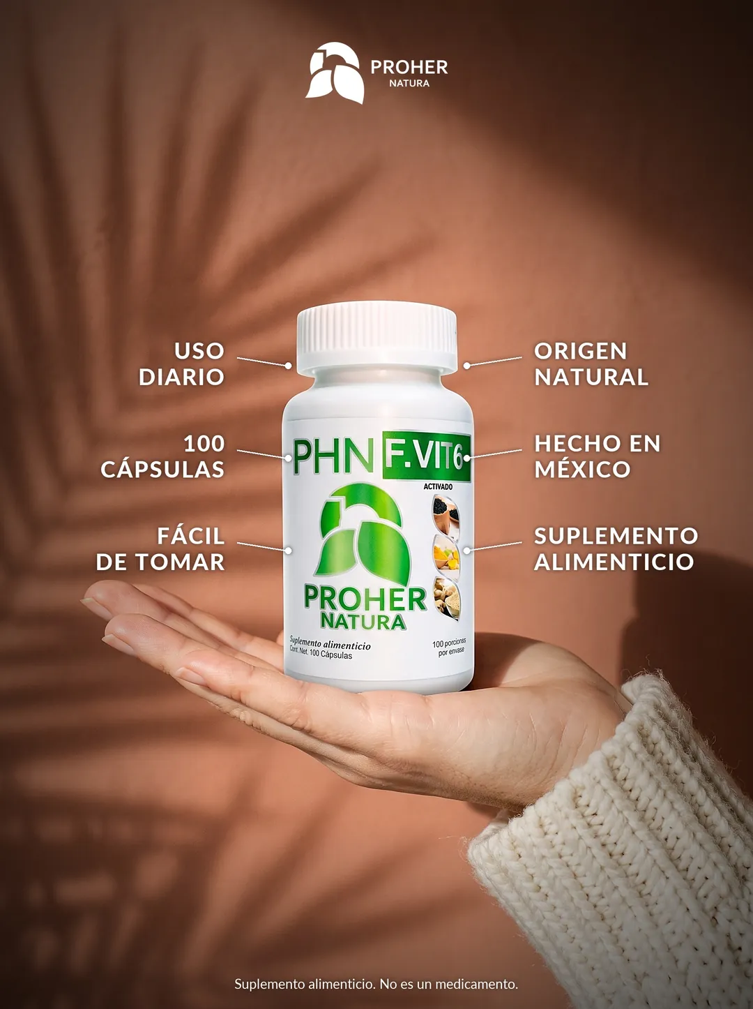 F.VIT 6 CAPS Proher Natura, imagen 2 de 5